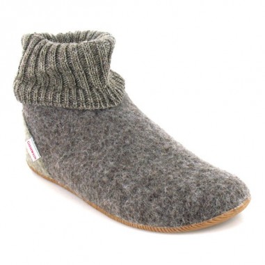 Chaussons montants en laine Giesswein Wildpoldsried