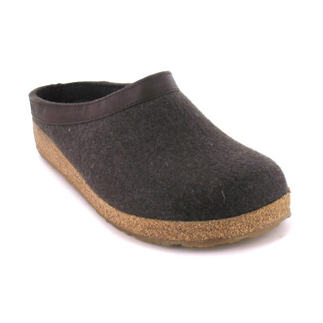 chaussons sabot en laine Haflinger Grizzly Torben