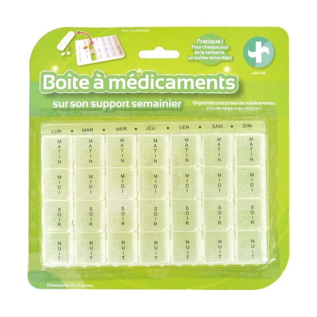 Boite à médicaments semainier