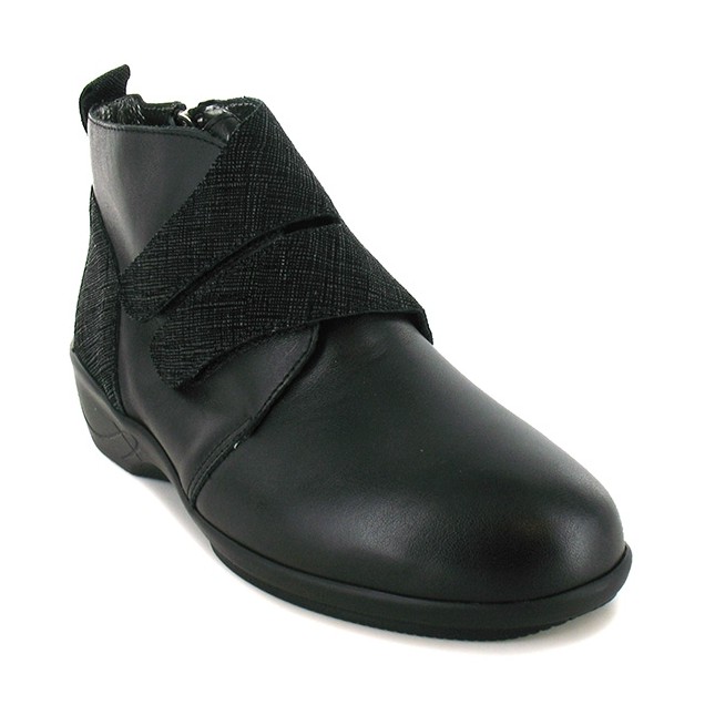 Boots Velcro pieds sensibles femme ADOUR AD2149