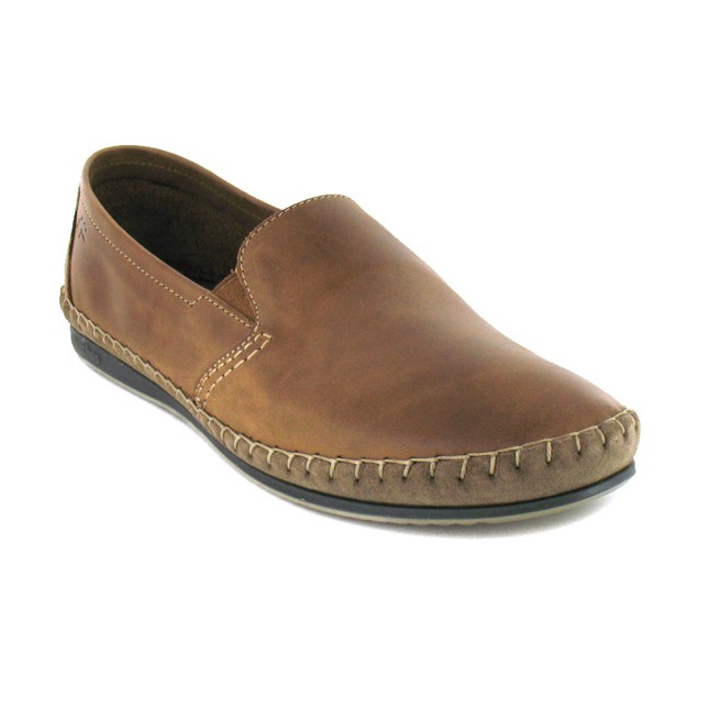 Mocassins confortables en cuir Homme Fluchos