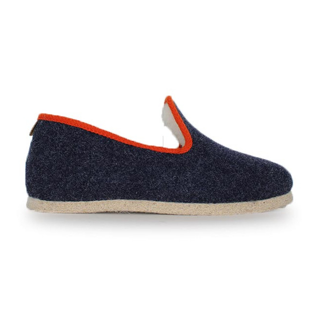 Charentaise Homme semelle feutre Chausse Mouton Tweed