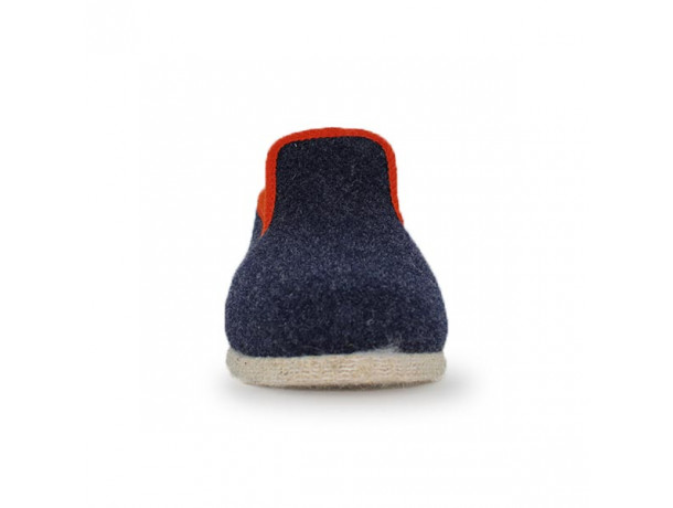 Charentaise Homme semelle feutre Chausse Mouton Tweed
