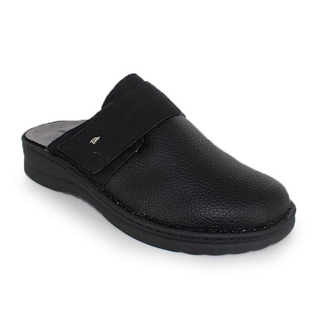 Mules homme en cuir pieds larges PODOLINE Cori