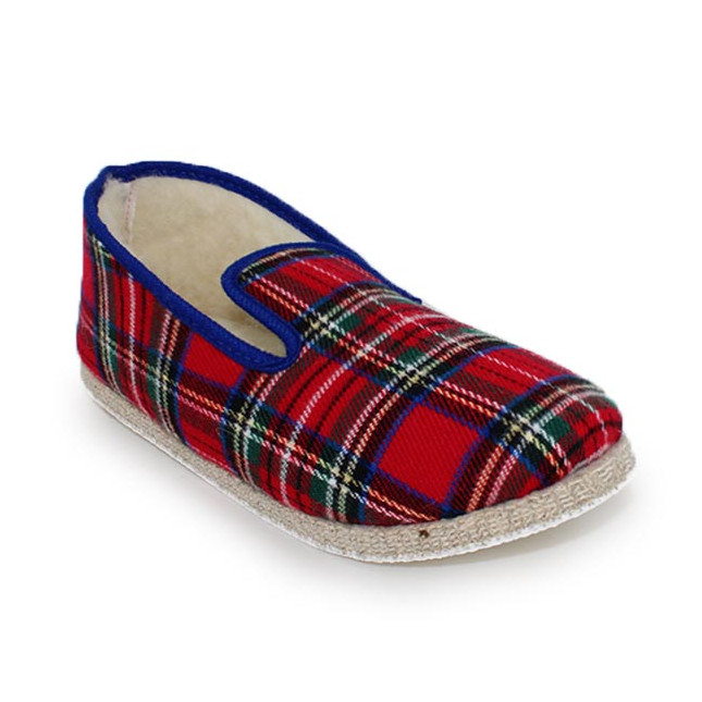 Chausson Fourré Tartan Homme - Bruman – Bruman