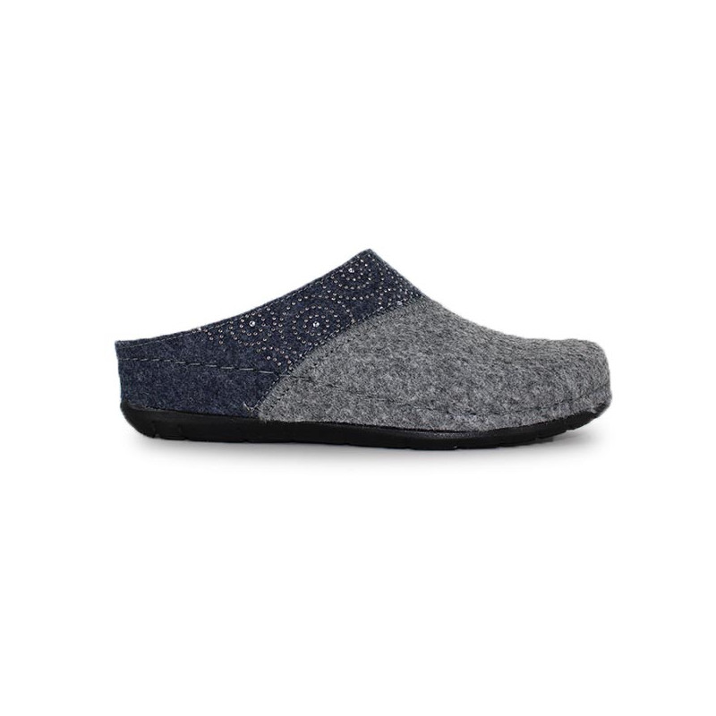 chaussons/pantoufles neufs Rohde bleu marine taille 36 n° 2599 (pa)