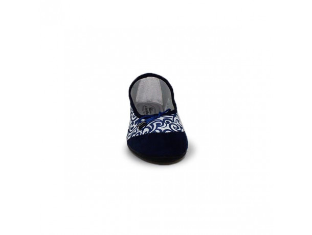 chaussons ballerine bleue femme semelflex Zara