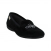 Chaussons noirs femme la maison de l'espadrille 6143