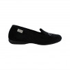 Chaussons noirs femme la maison de l'espadrille 6143