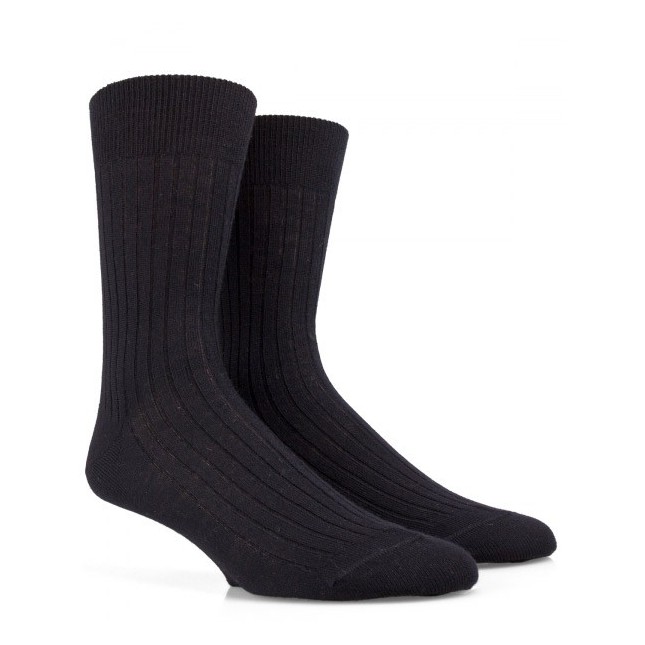 Chaussettes côtelées en laine Merinos DORE DORE