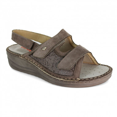 Sandales Velcro pieds sensibles femme Podoline Vicenza