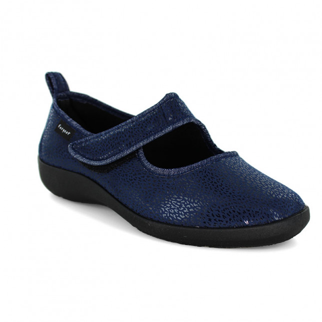 Ballerines Velcro pieds sensibles FARGEOT Tabatha