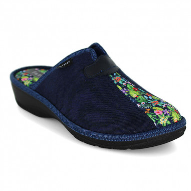 Chaussons mules confortables femme FARGEOT Papyrus