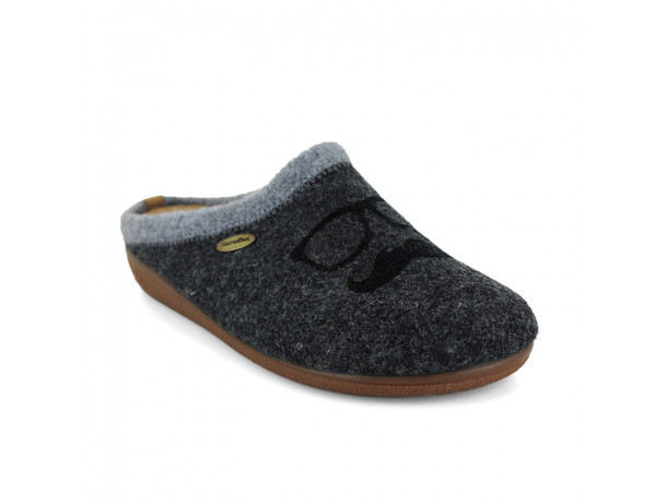 chaussons mules homme fantaisie Semelflex Cervins