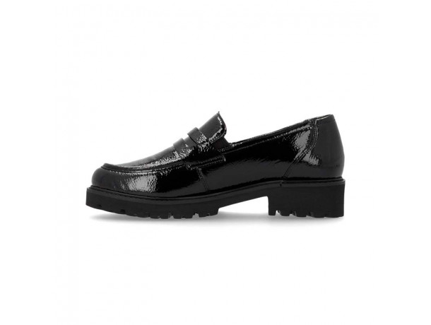 Mocassins Femme Remonte D5829 - Cuir, Talon Plat 2 Cm, Bout Rond - Chaussures Classiques Et Confortables