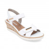 sandales blanches femme confortables Remonte R6266