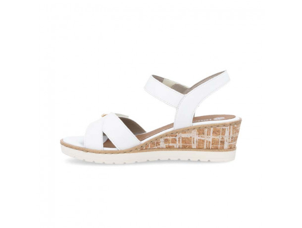 sandales blanches femme confortables Remonte R6266