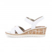sandales blanches femme confortables Remonte R6266