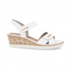 sandales blanches femme confortables Remonte R6266