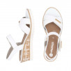 sandales blanches femme confortables Remonte R6266