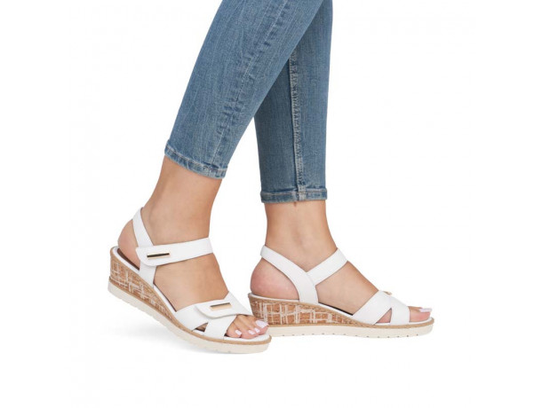 sandales talon compensé femme confortables Remonte R6266