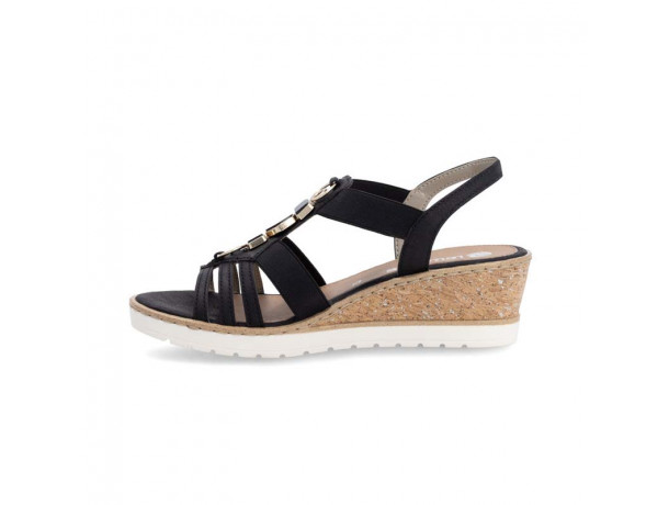 Sandales compensées femme REMONTE R6264