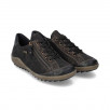 basket basse femme noir confortable remonte R1402