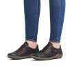 basket basse femme noir confortable remonte R1402