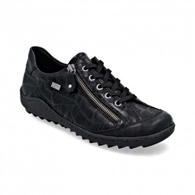 basket basse femme noir confortable remonte R1402