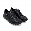 basket basse femme noir confortable remonte R1402