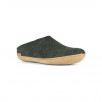 Chausson mule en laine vierge homme femme GLERUPS Slip On Leather