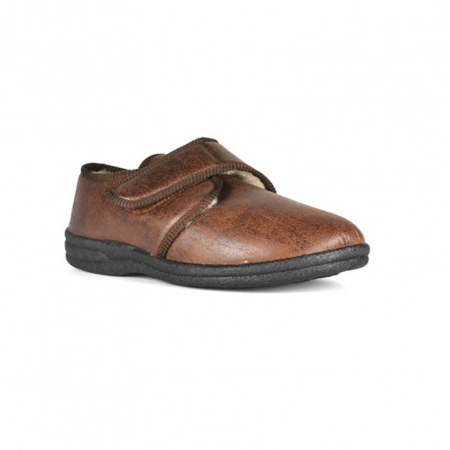 chaussons pieds sensibles fourrés homme Fargeot Villaret