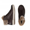 bottines femme marron fourrées Remonte D0780