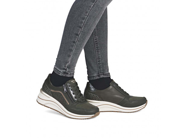 basket femme talon compensé confortable Remonte D0T16 basket femme talon compensé confortable Remonte D0T16