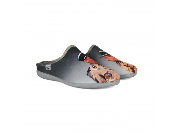 mules homme le gendarme de Saint-Tropez la maison de l'espadrille6772