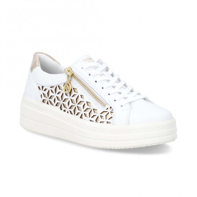 basket blanche femme confortable Remonte D1C11