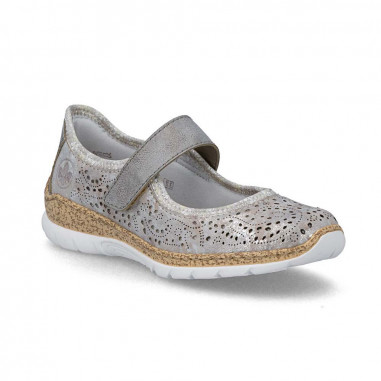 ballerines femme pieds sensibles Rieker Moon N4299