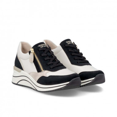 basket femme compensée et confortable Remonte D0T01