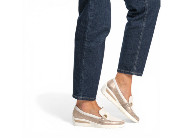 mocassin compensé femme confortable ARA 50630