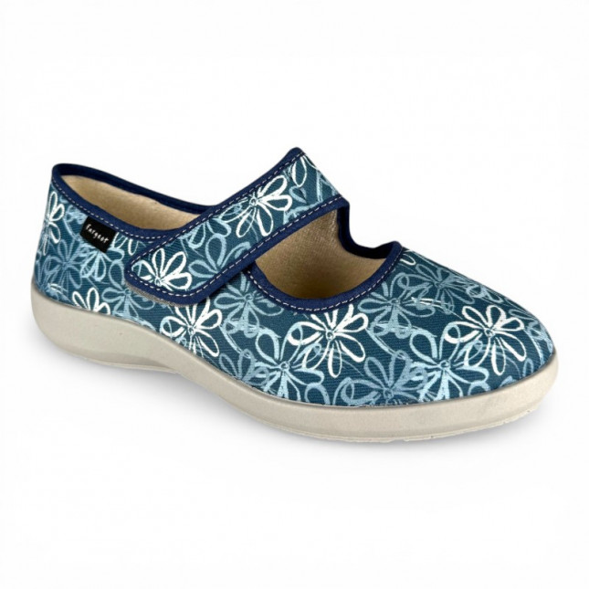 ballerines femme velcro Fargeot Tassili