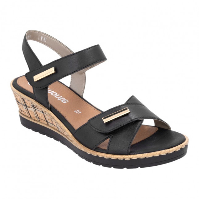 sandales talon compensé femme confortables Remonte R6266