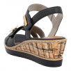 sandales talon compensé femme confortables Remonte R6266