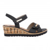 sandales talon compensé femme confortables Remonte R6266