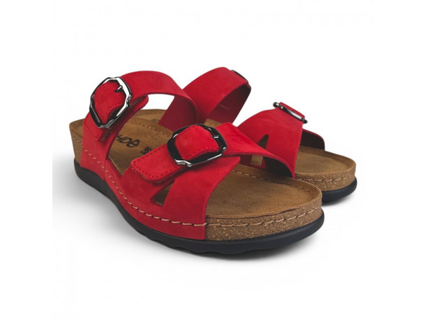 Mules talon compensé confortables Femme Rohde 5430