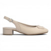 escarpin femme beige confortable Rieker 43456