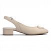 escarpin femme beige confortable Rieker 43456