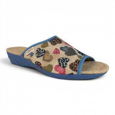chaussons mules femme la maison de l'espadrille 2061
