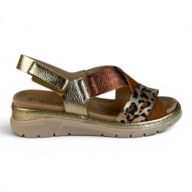 sandales cuir femme confortables Suave 12538