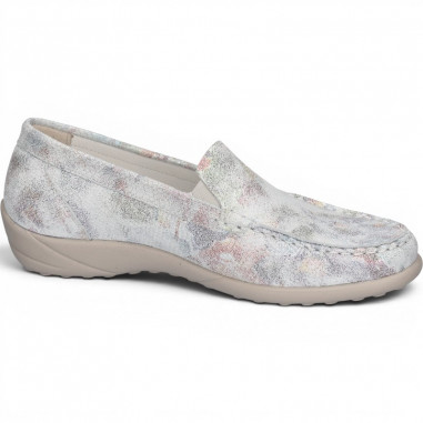 mocassins femme pieds larges confortables waldlaufer 640004