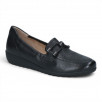 mocassin noir femme confortable caprice 24300